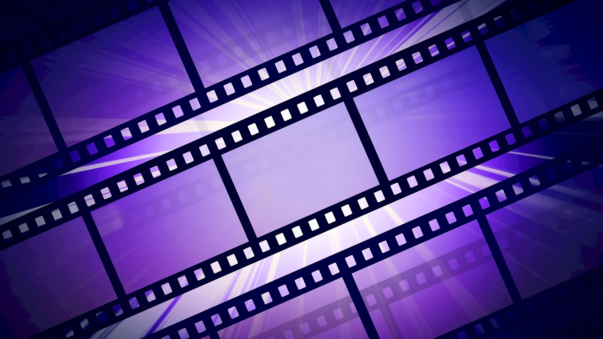 Фиолетовый фон с кинолентой