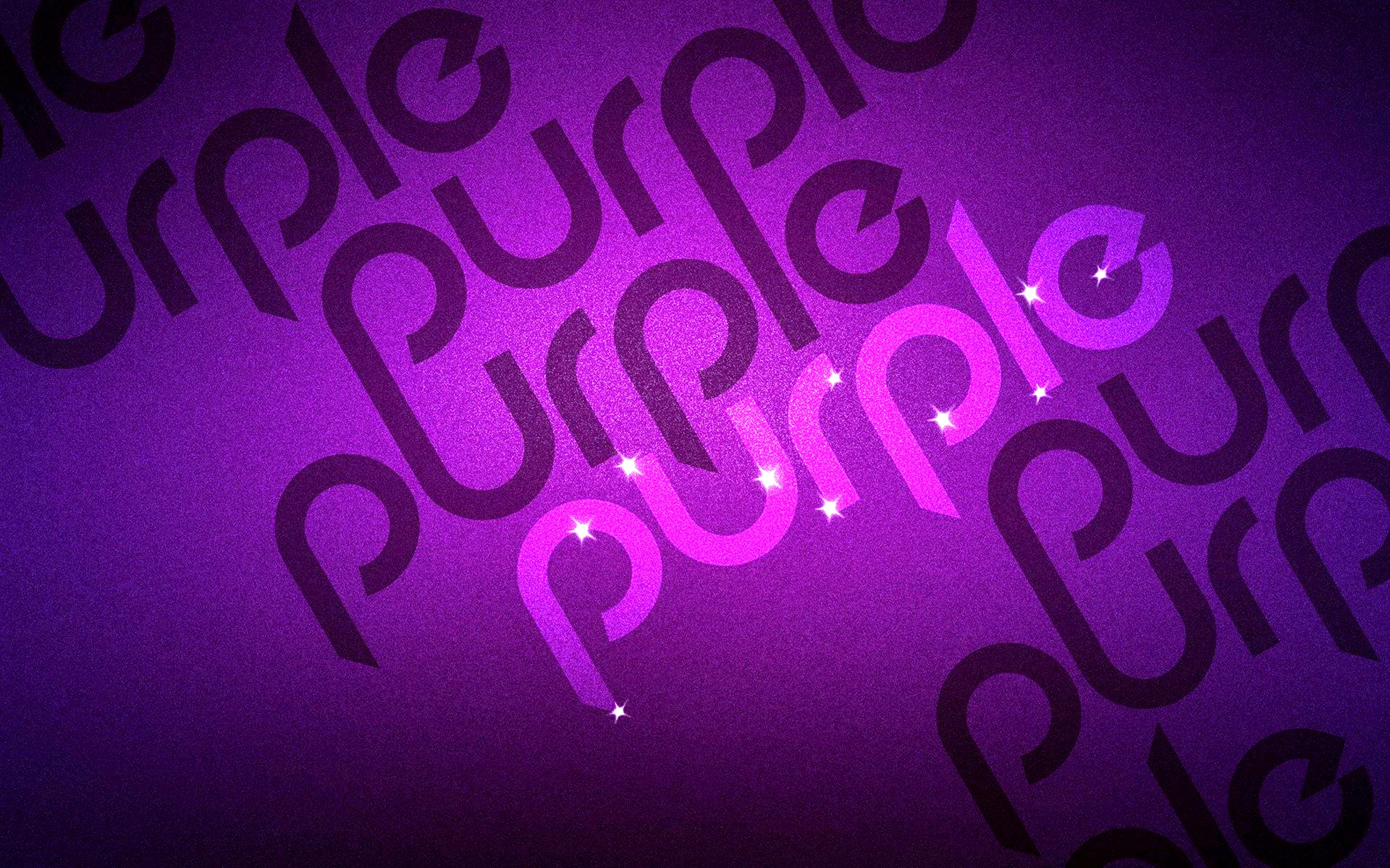 Фиолетовый фон с надписью