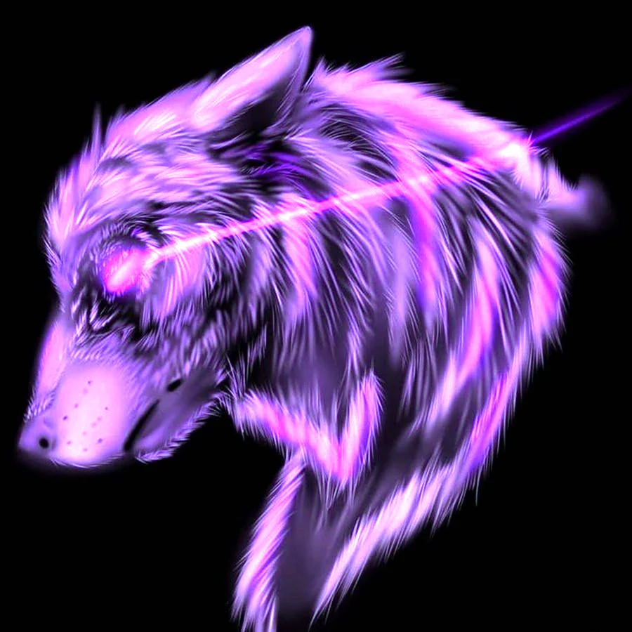 Фиолетовый волк