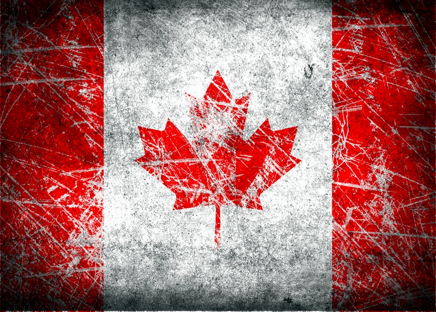 Флаг Канады хоккей
