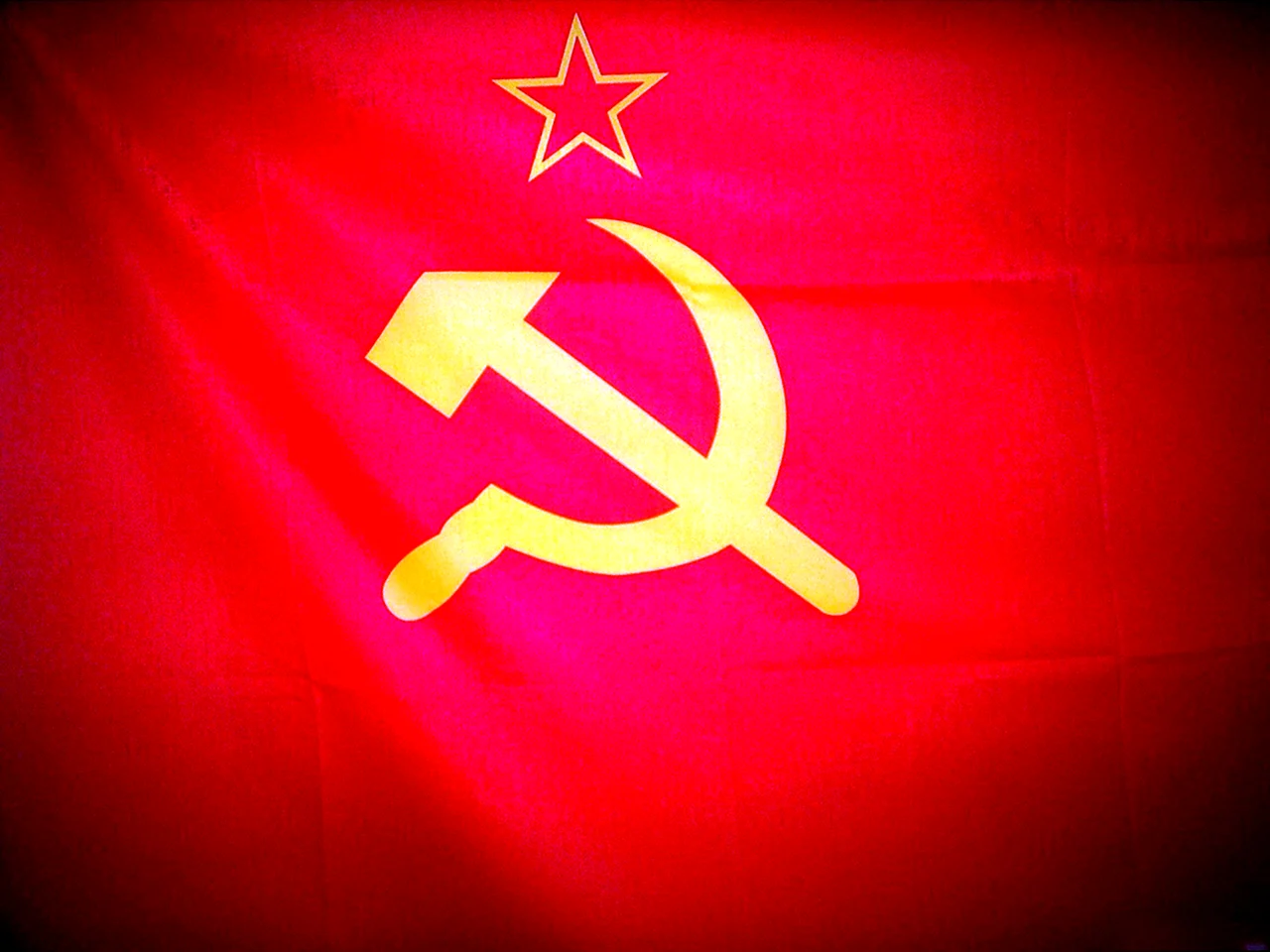 Флаг СССР. Серп и молот
