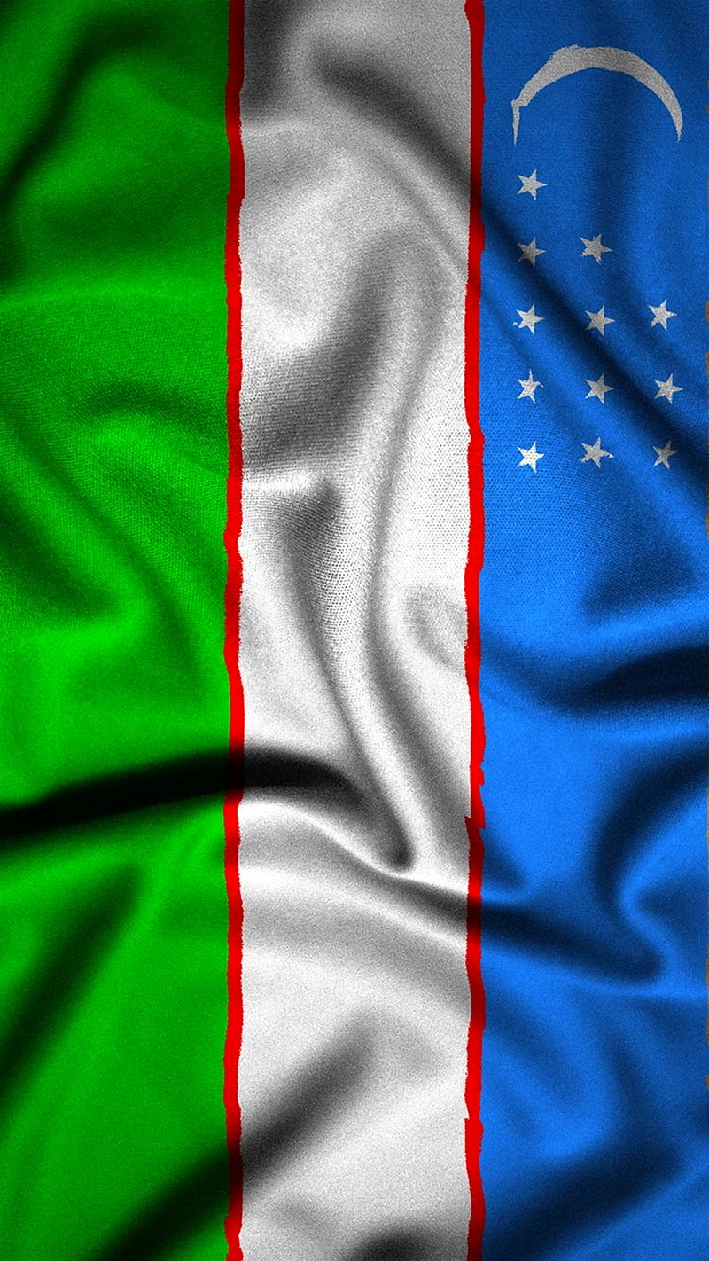 Флаг Узбекистана обои