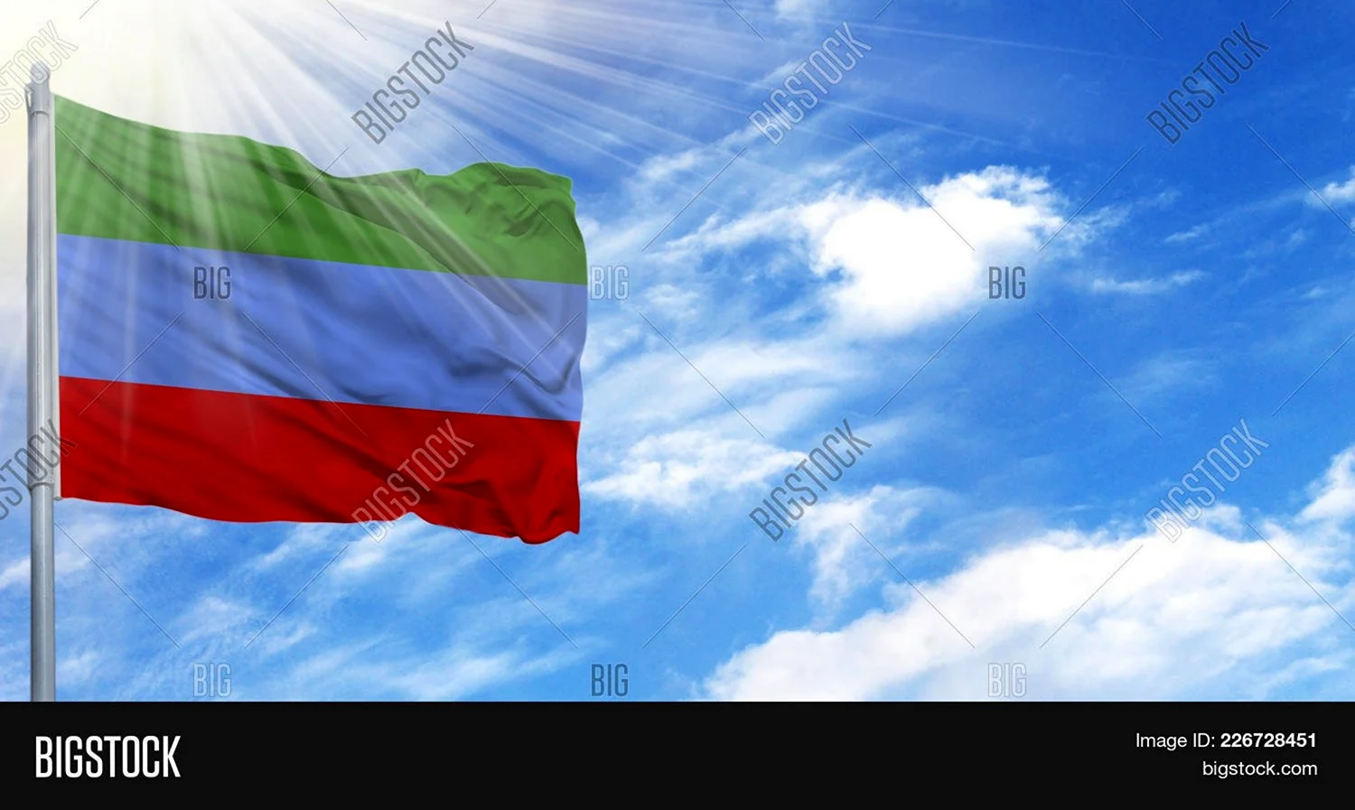 Фон флаг Дагестана