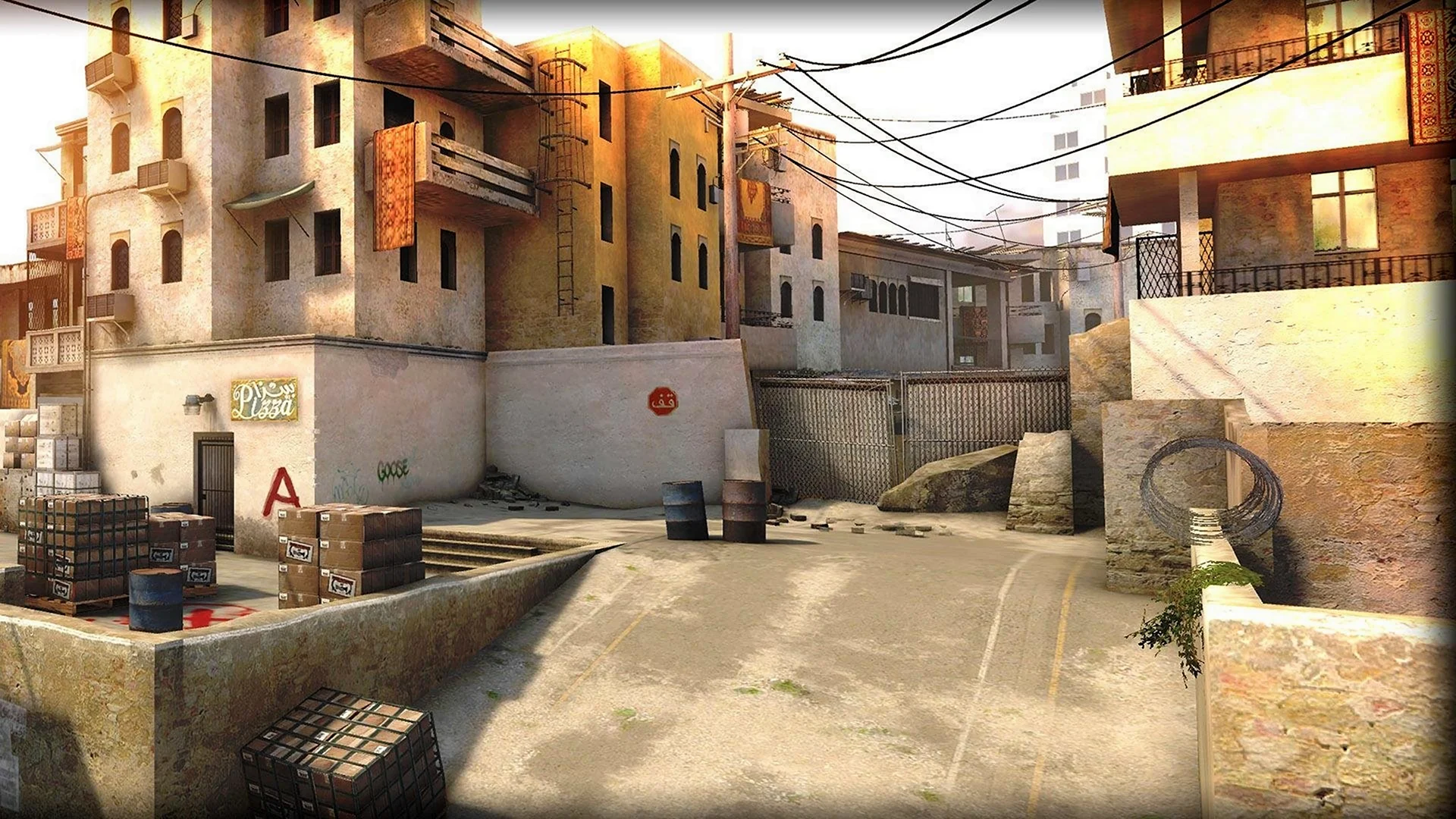 Фон КС го карта Dust 2