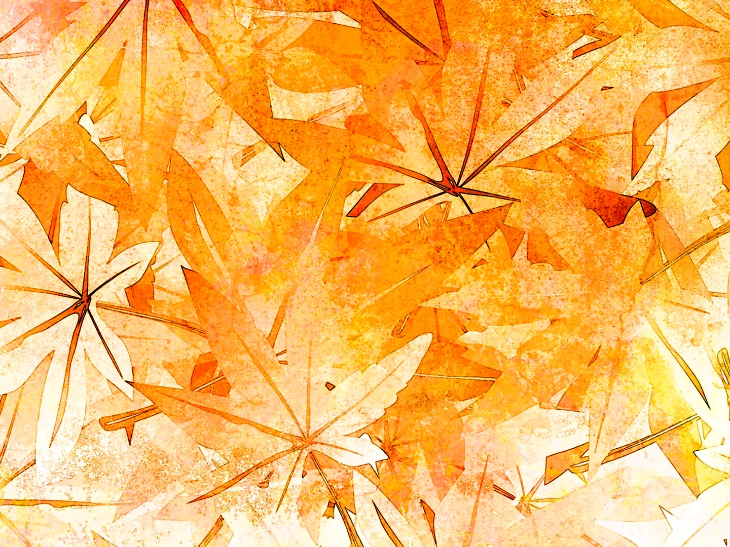 Фон листья осень размыто акварель