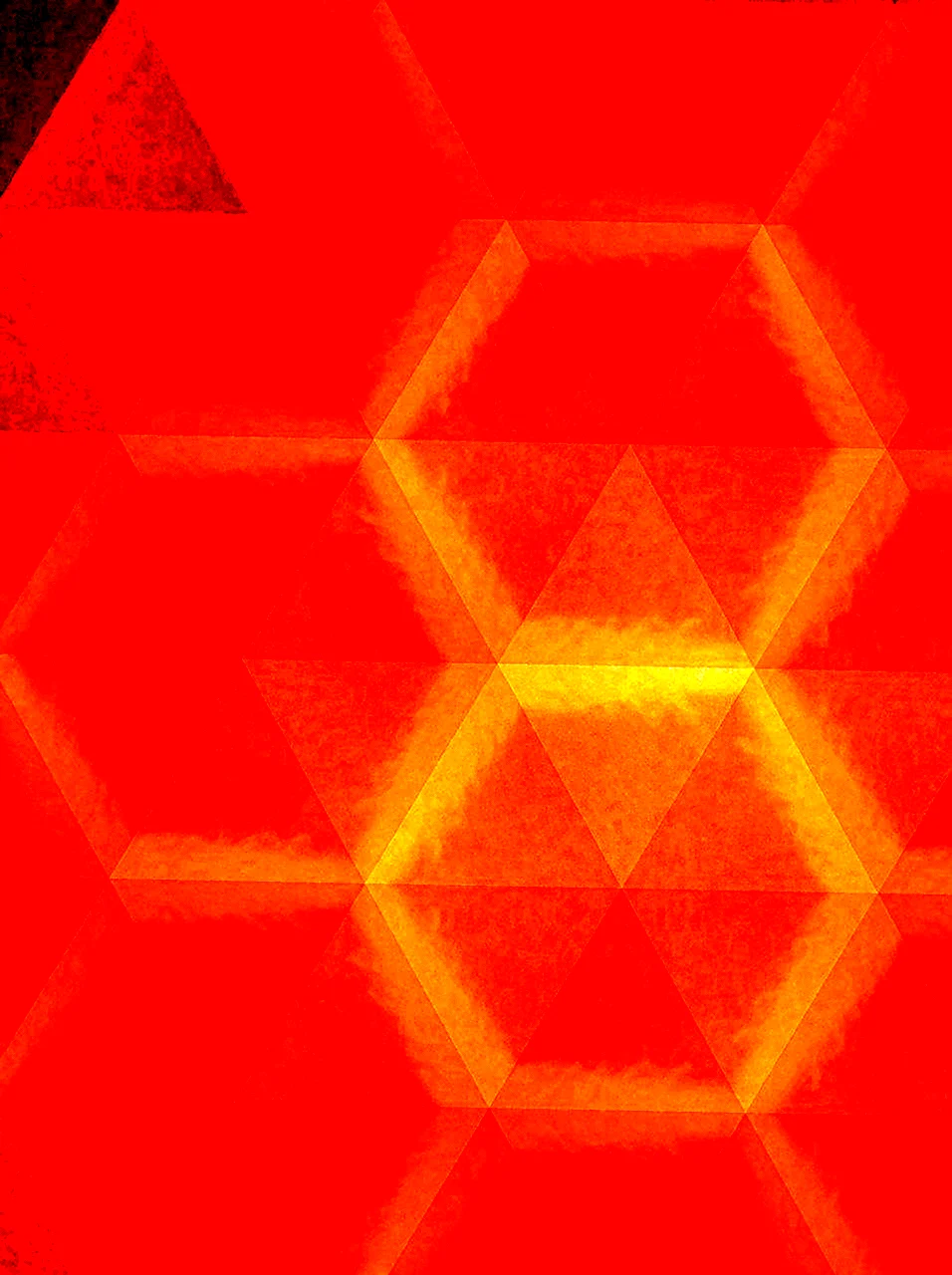 Фон оранжевые треугольники