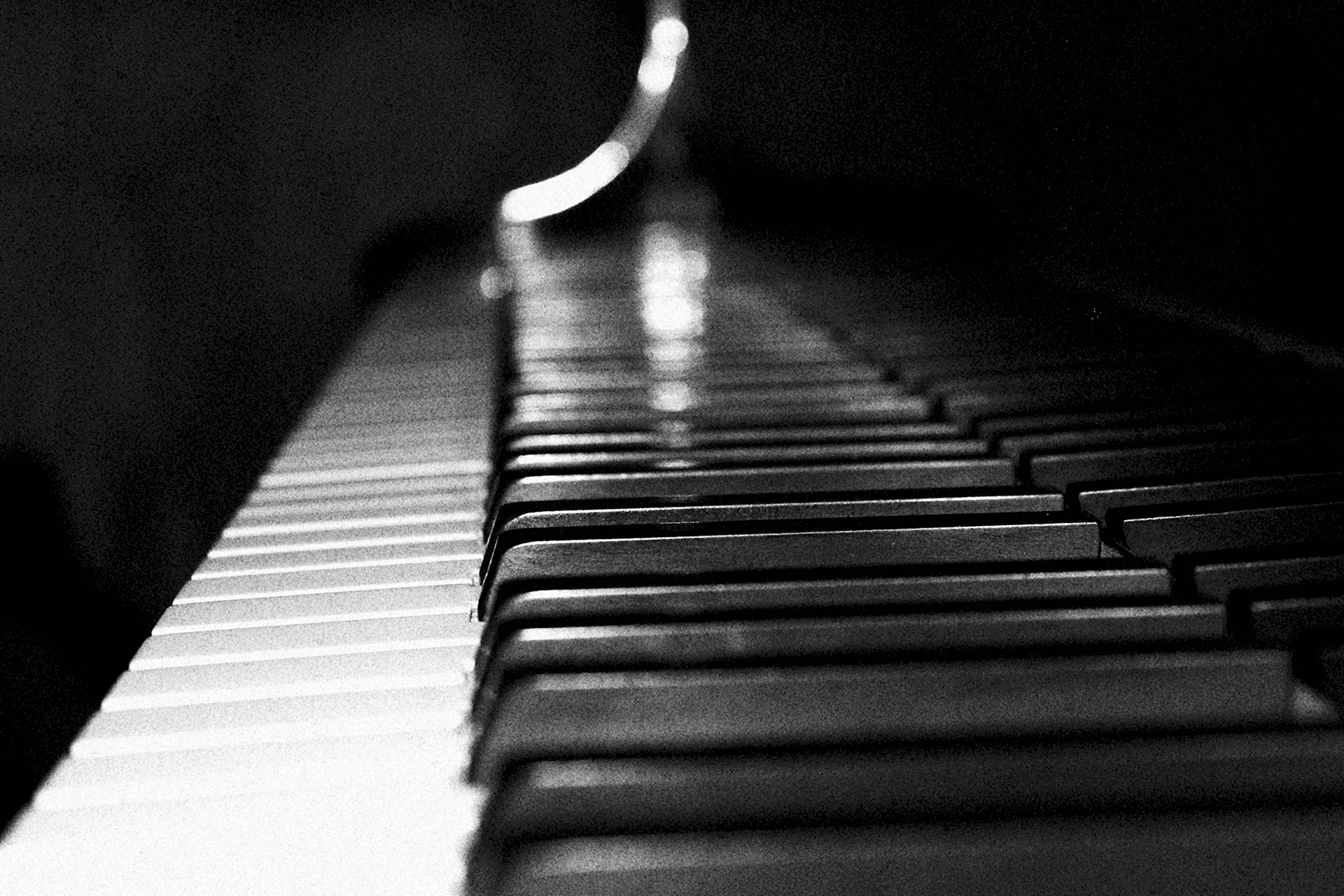 Фортепиано черно белое