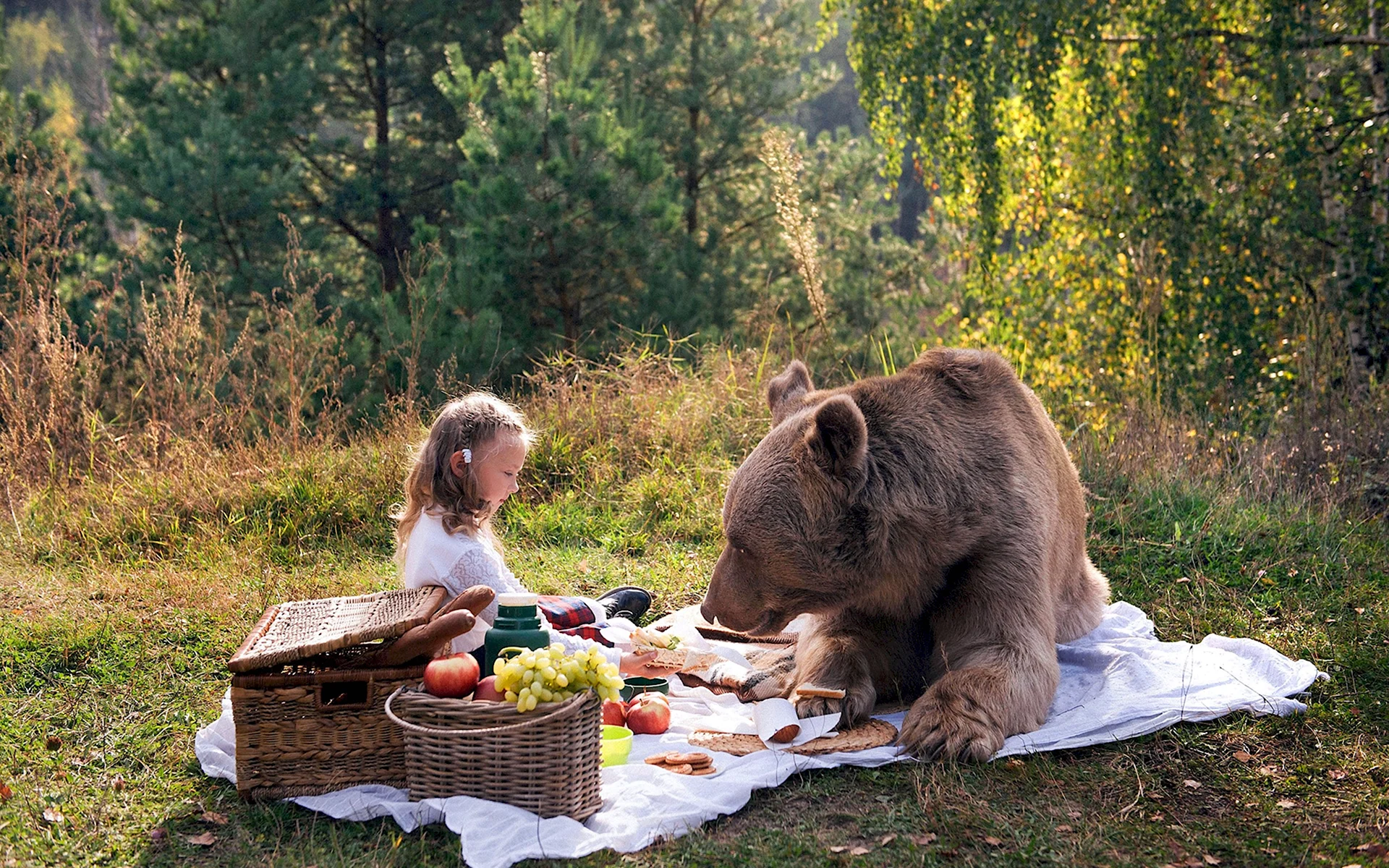 Фотосессия с медведем