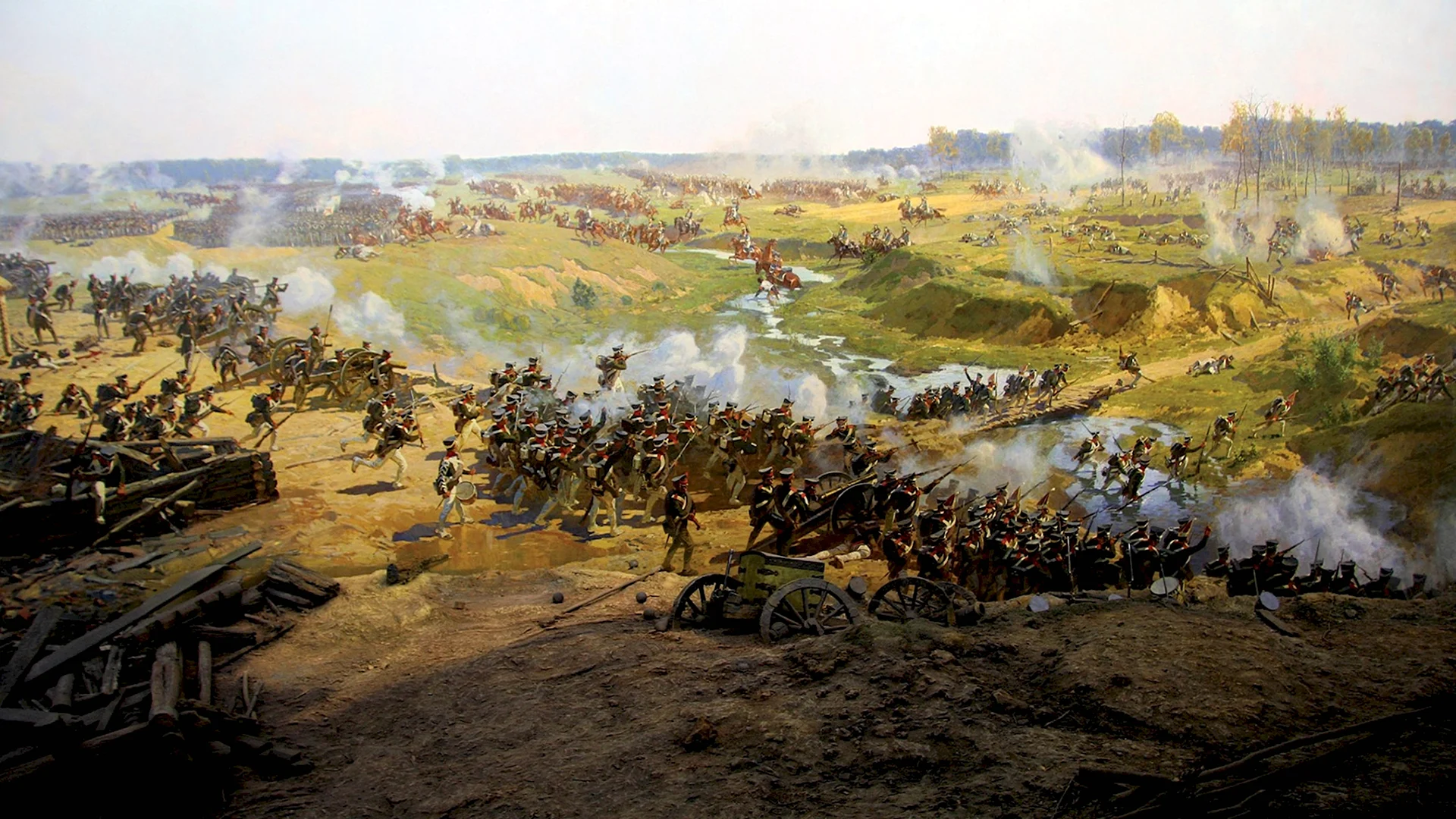 Франц Рубо Бородинская битва 1812