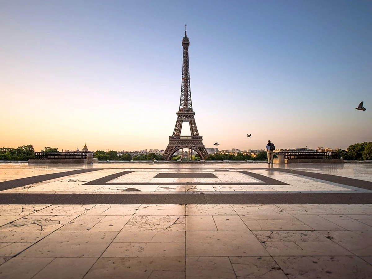 Франция Эйфелева башня площадь