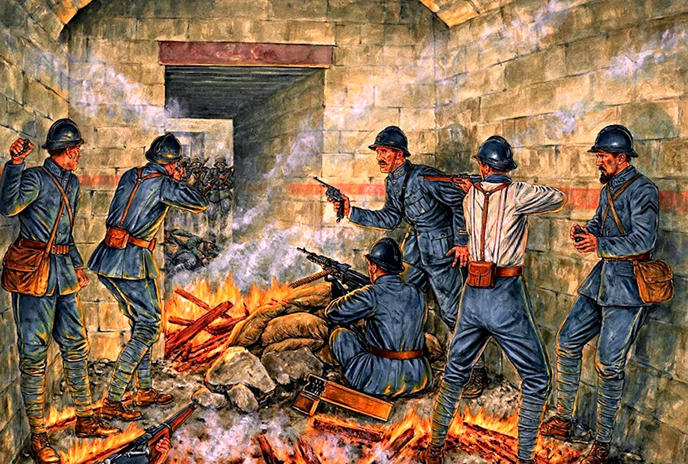 Французские солдаты Верден