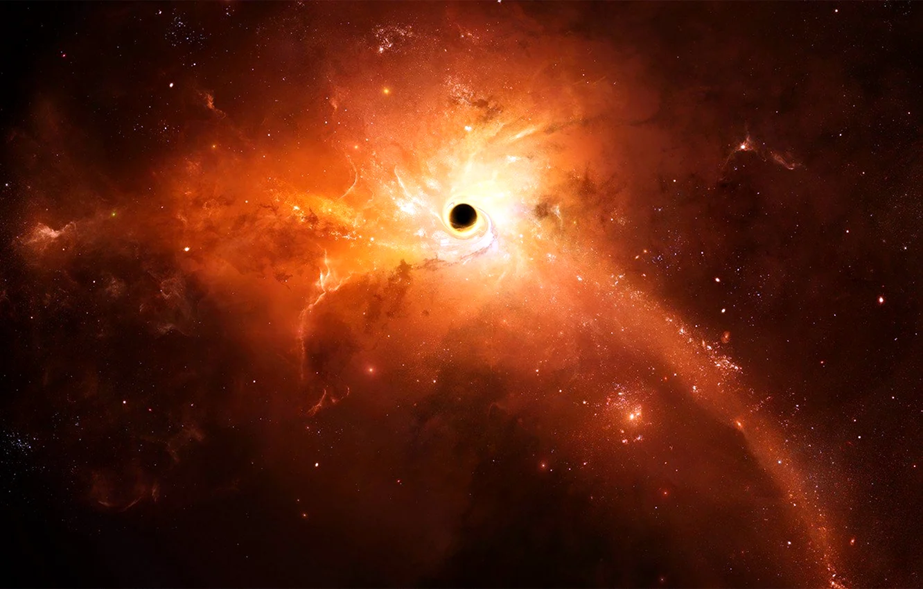 Галактика ic1101 чёрная дыра