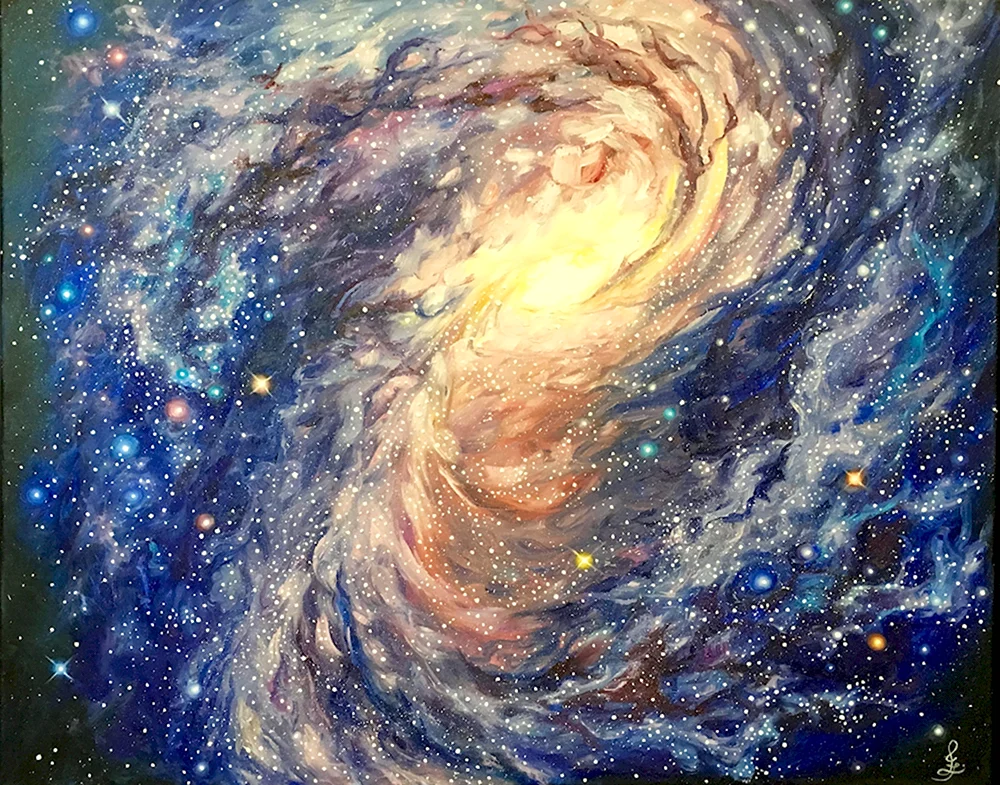 Галактика живопись