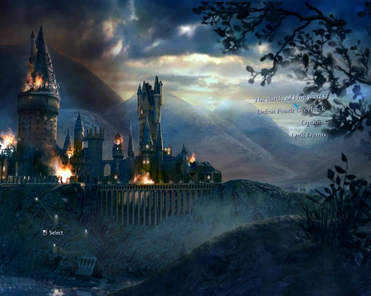 Гарри Поттер и дары смерти 2 Хогвартс