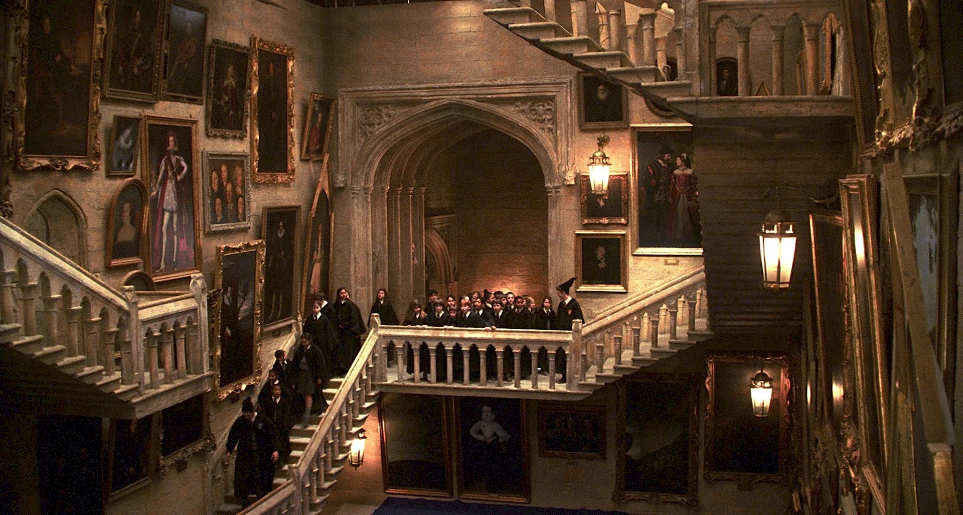 Гарри Поттер Хогвартс лестницы