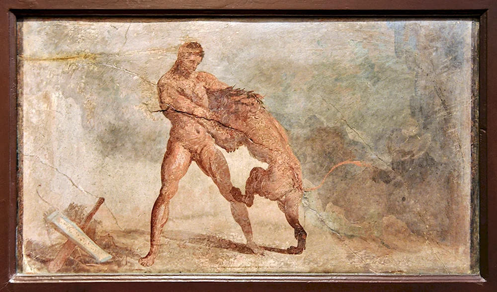Геракл фреска Помпеи
