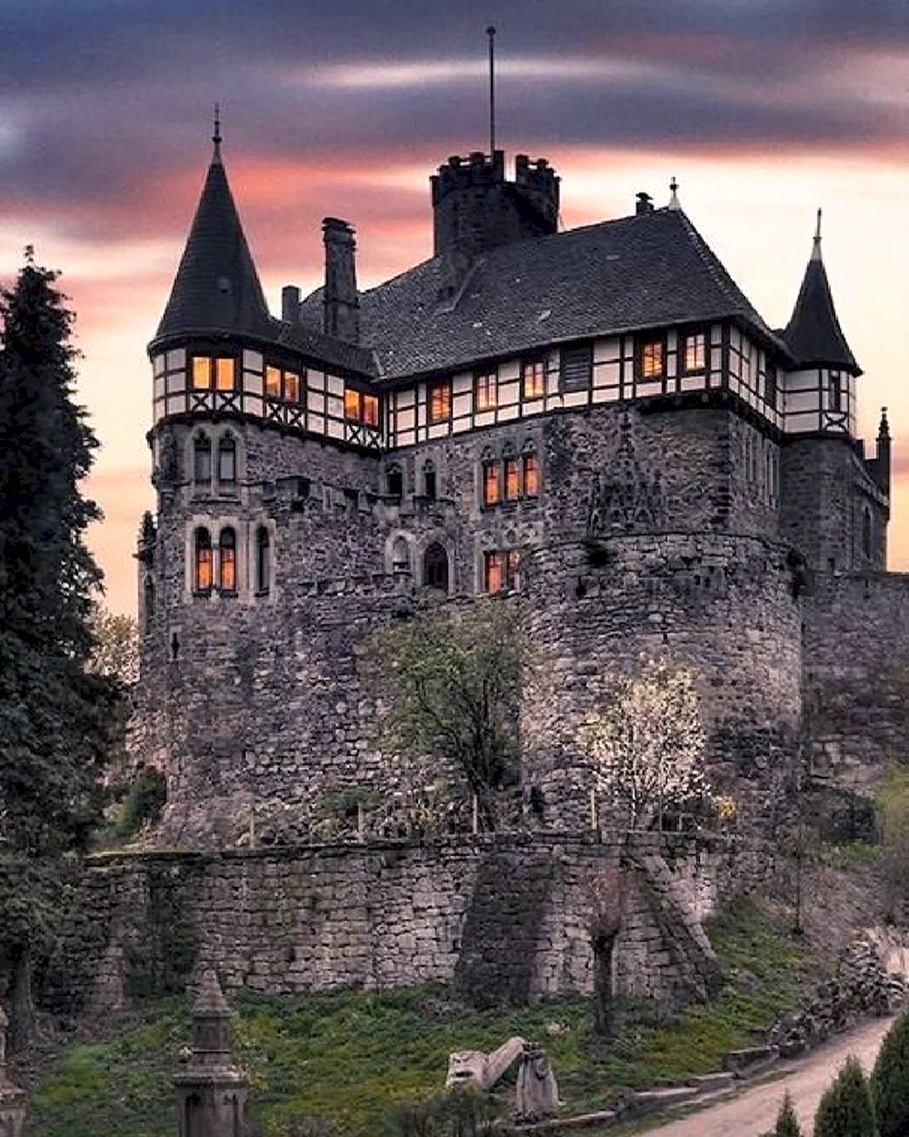Германия. Замок Берлепша