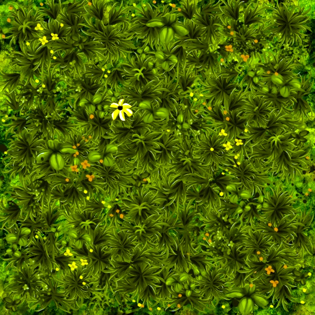 Ghibli grass texture
