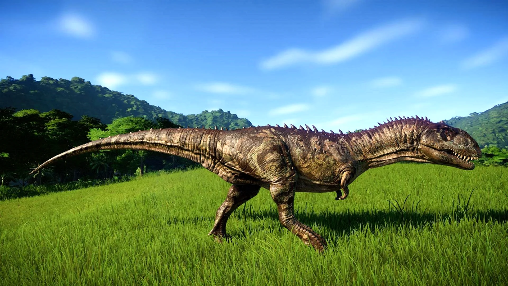 Гигантозавр парк Юрского периода