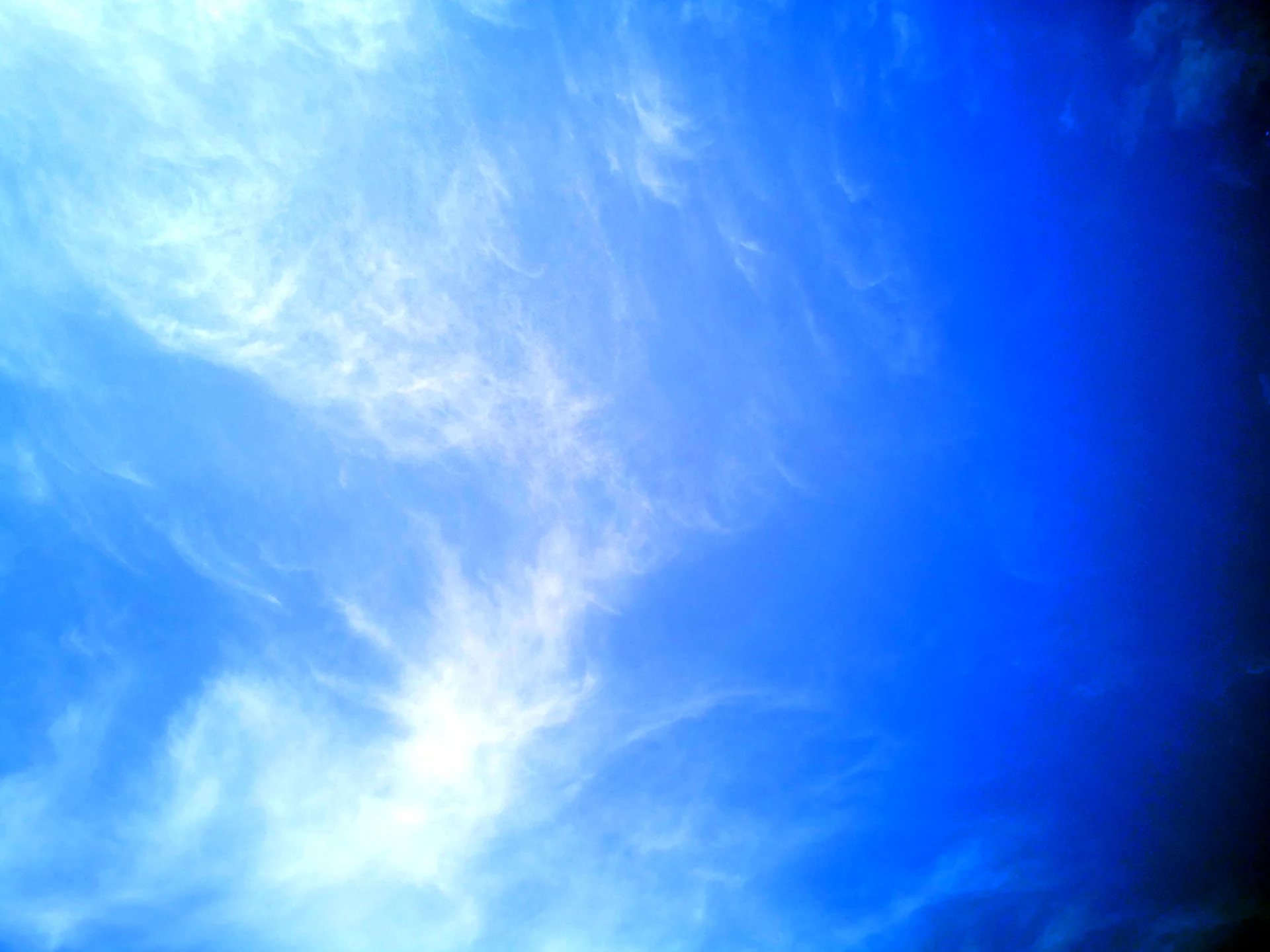 Голубое небо