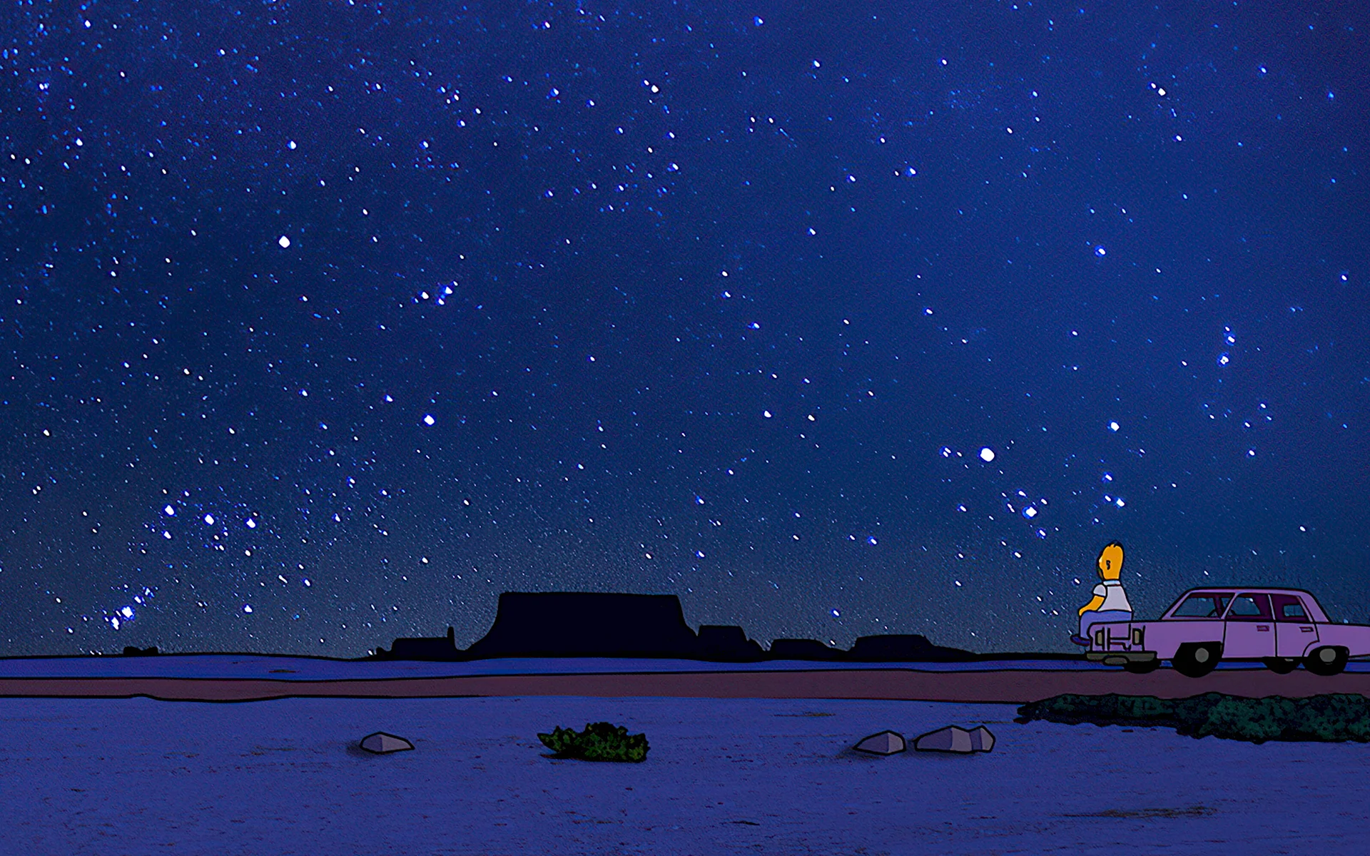 Гомер и звездное небо