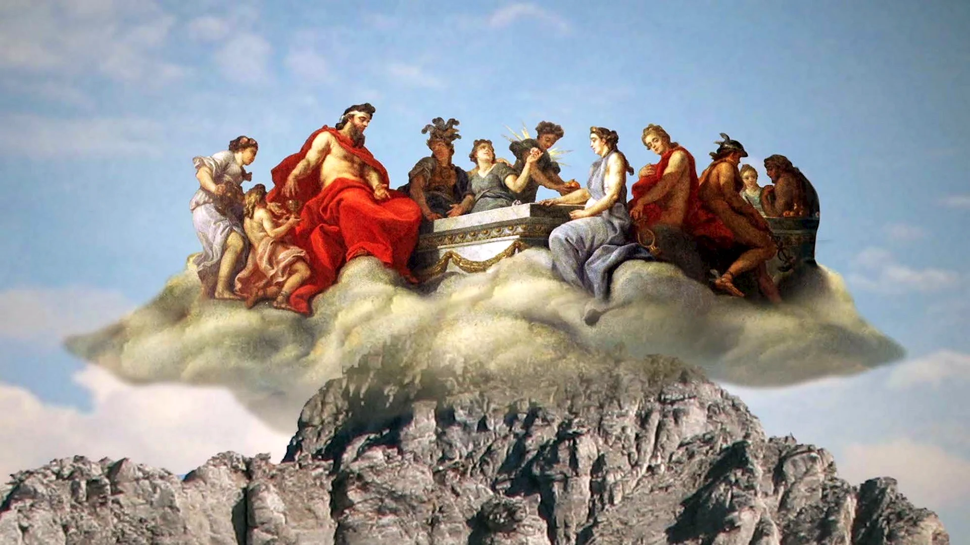 Гора Олимп боги древней Греции