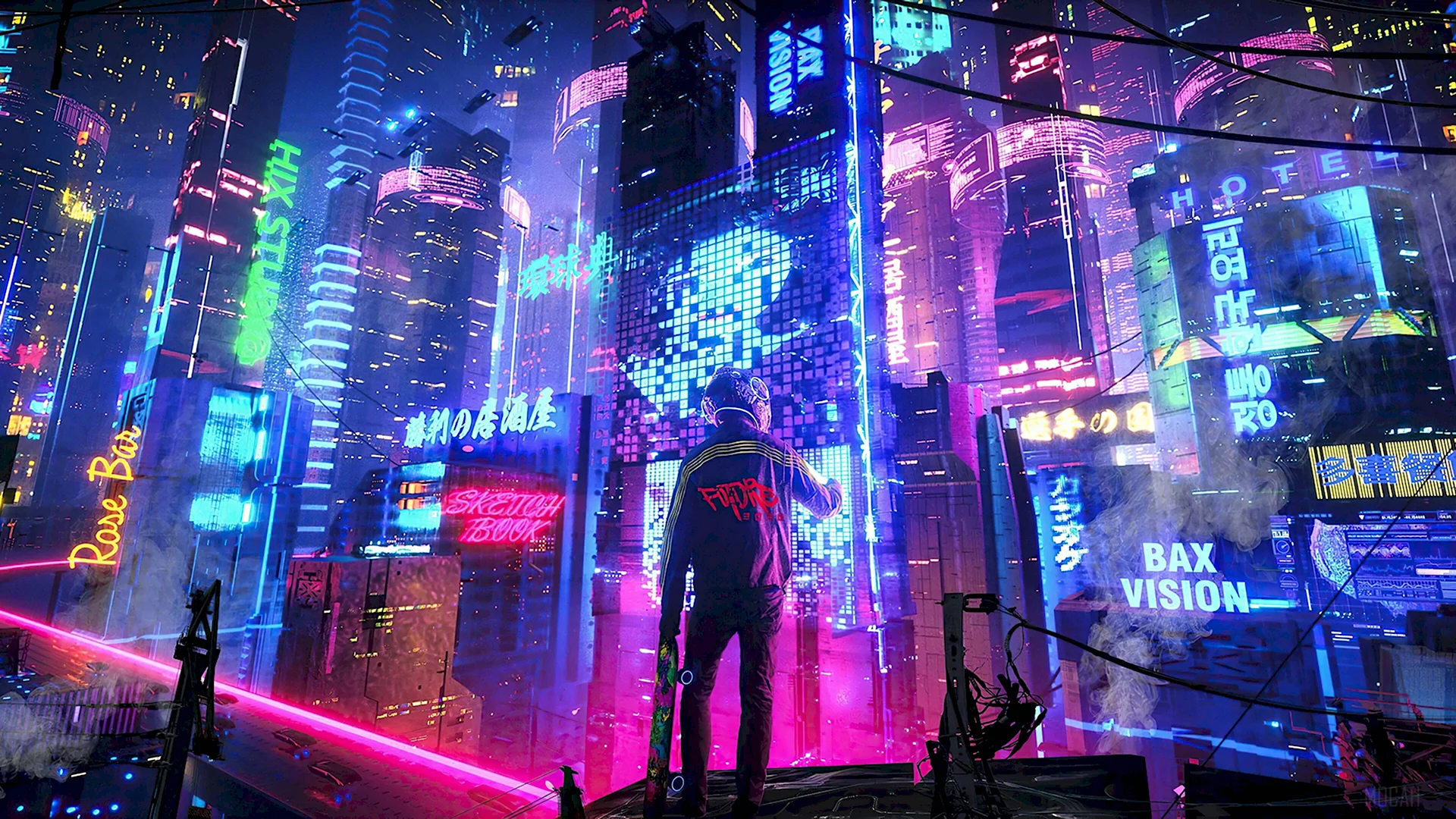 Город Найт Сити Cyberpunk 2077