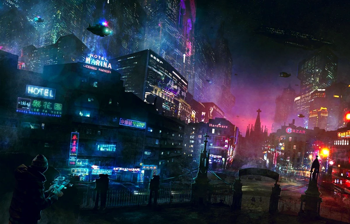 Город Найт Сити Cyberpunk 2077