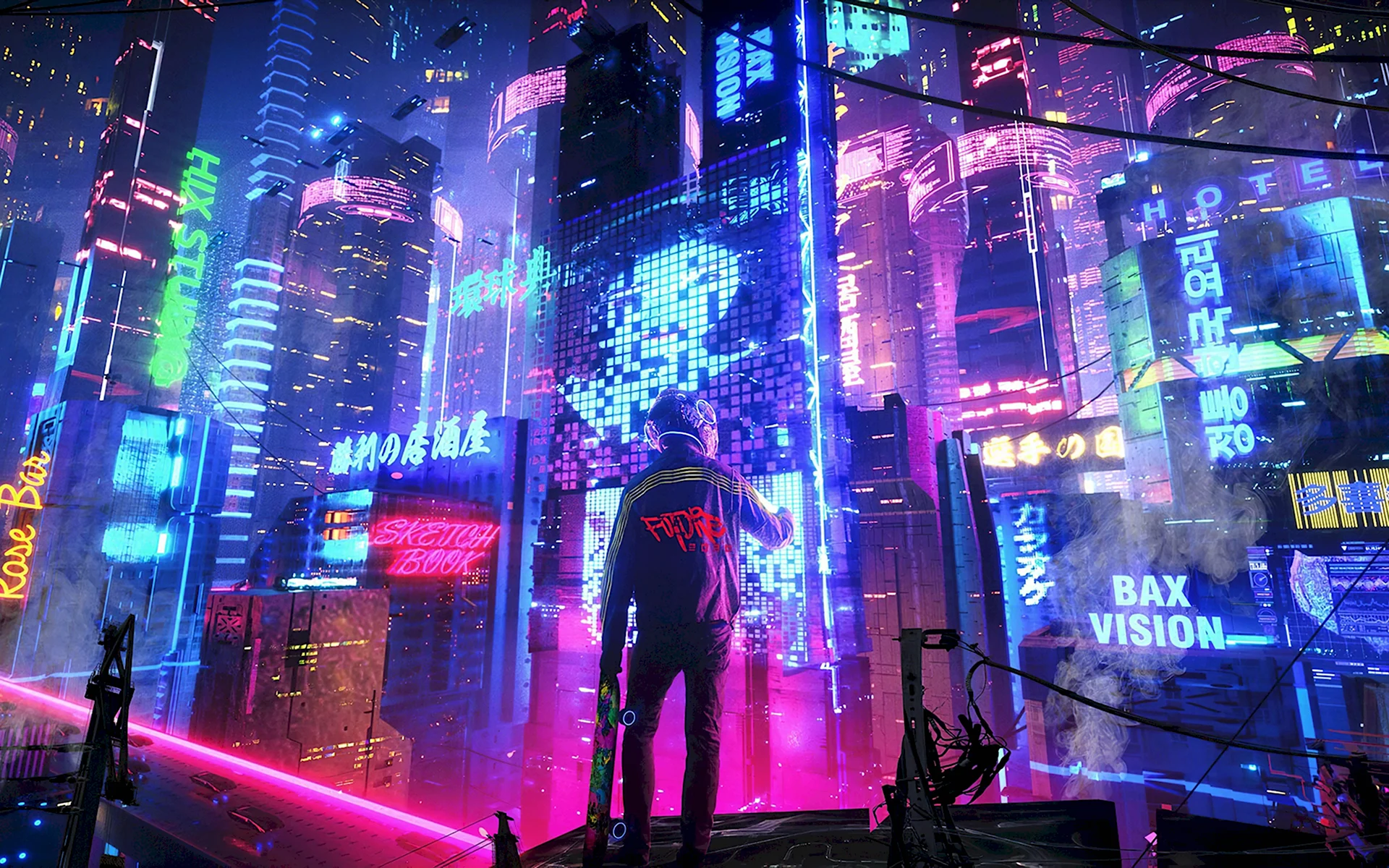 Город Найт Сити Cyberpunk 2077