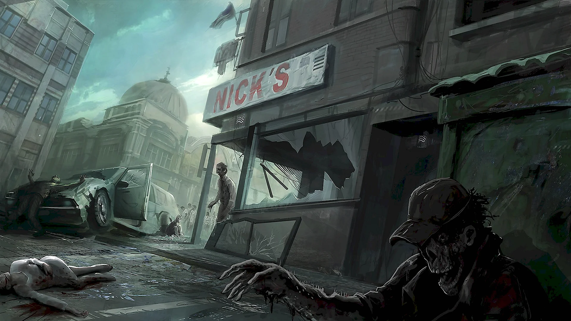 Город в зомби апокалипсис в играх