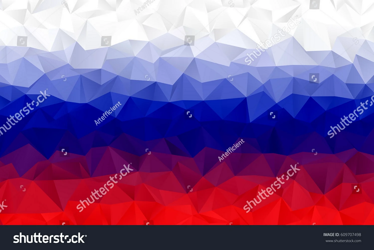 Градиент российский флаг