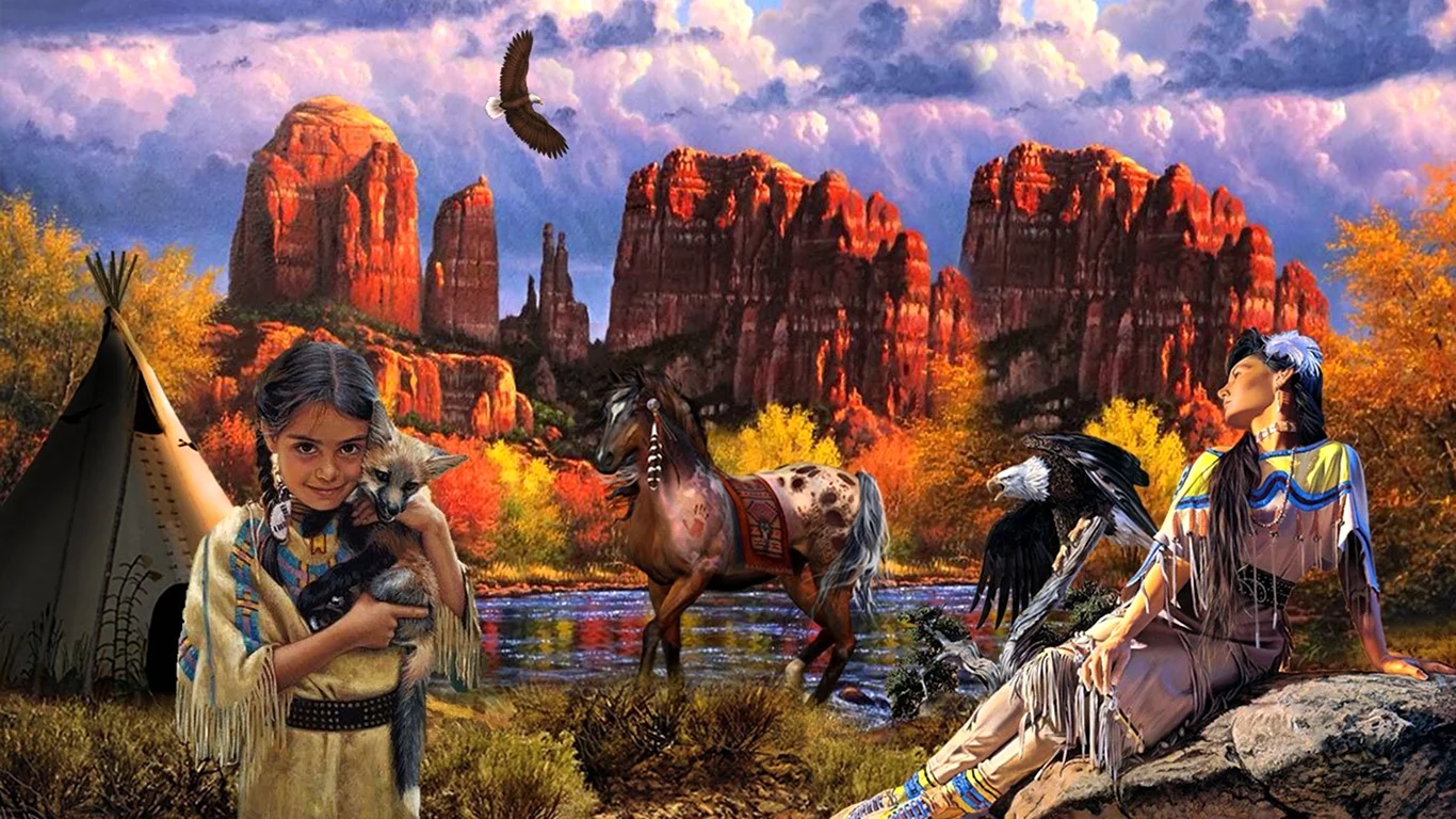 Гранд каньон индейцы Навахо