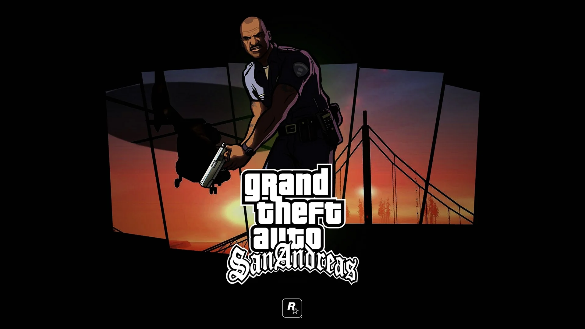 Grand Theft auto San Andreas обложка игры