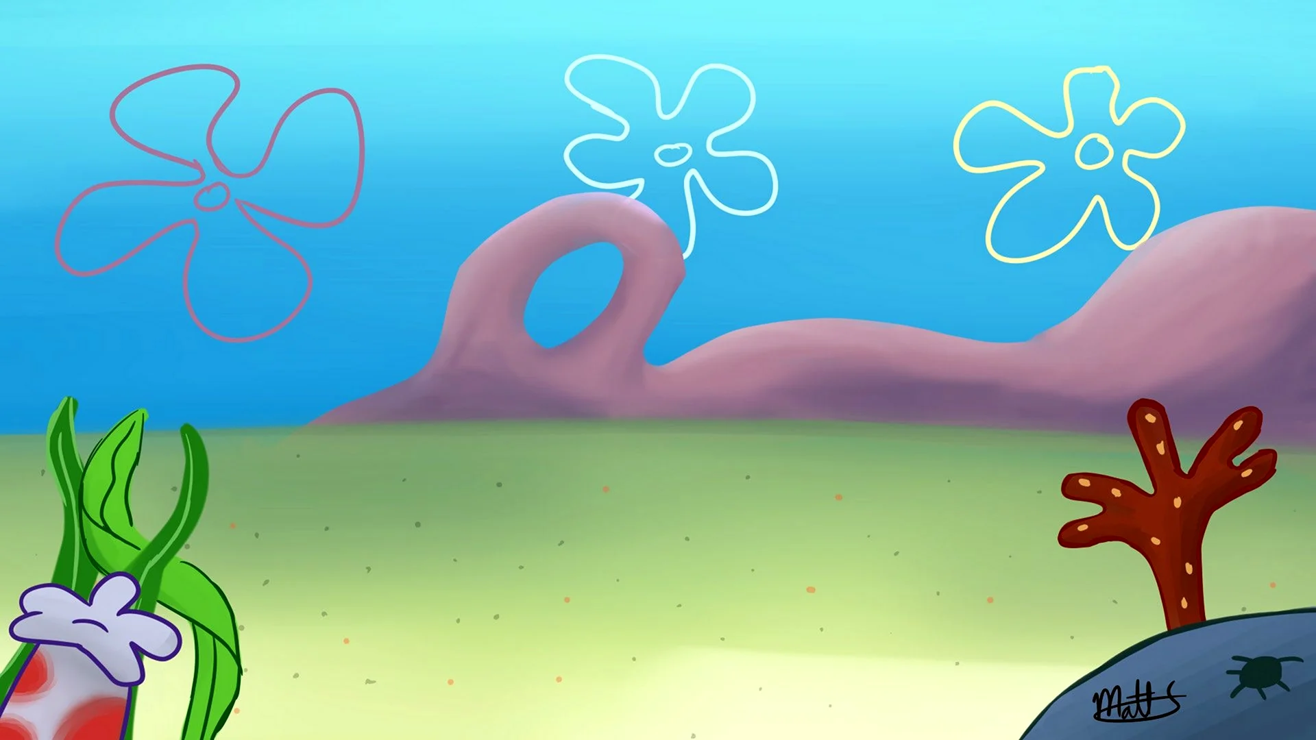 Губка Боб медузьи поля