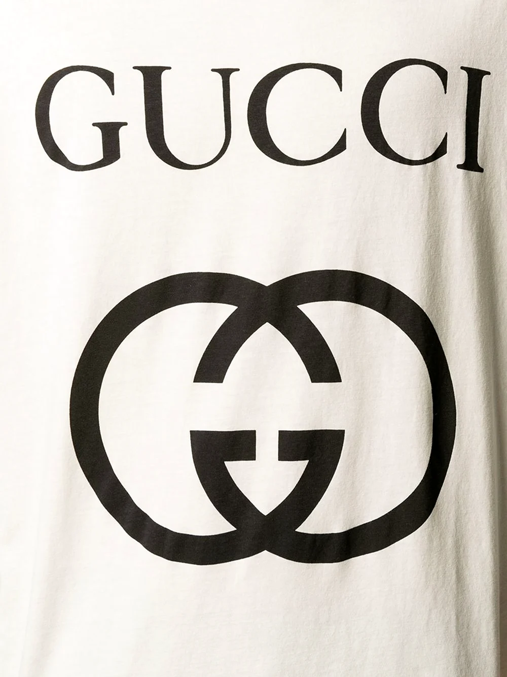 Gucci логотип на футболку