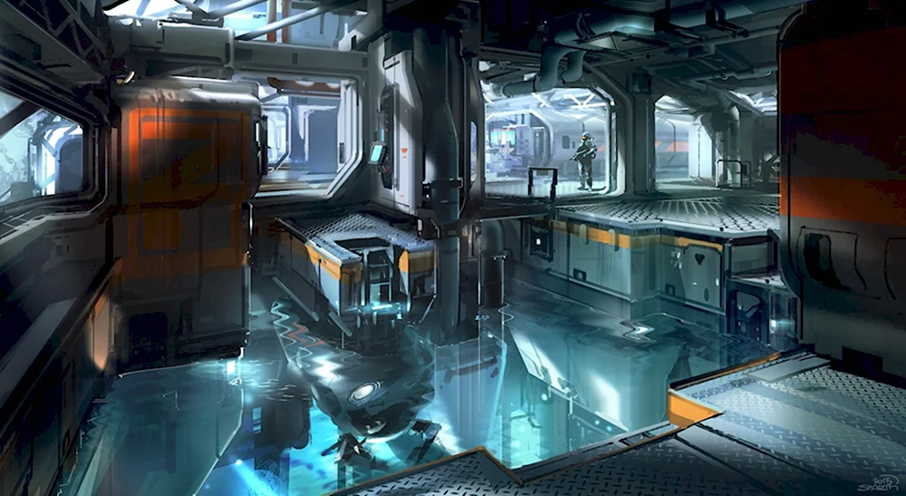 Halo 5 Concept Art environment