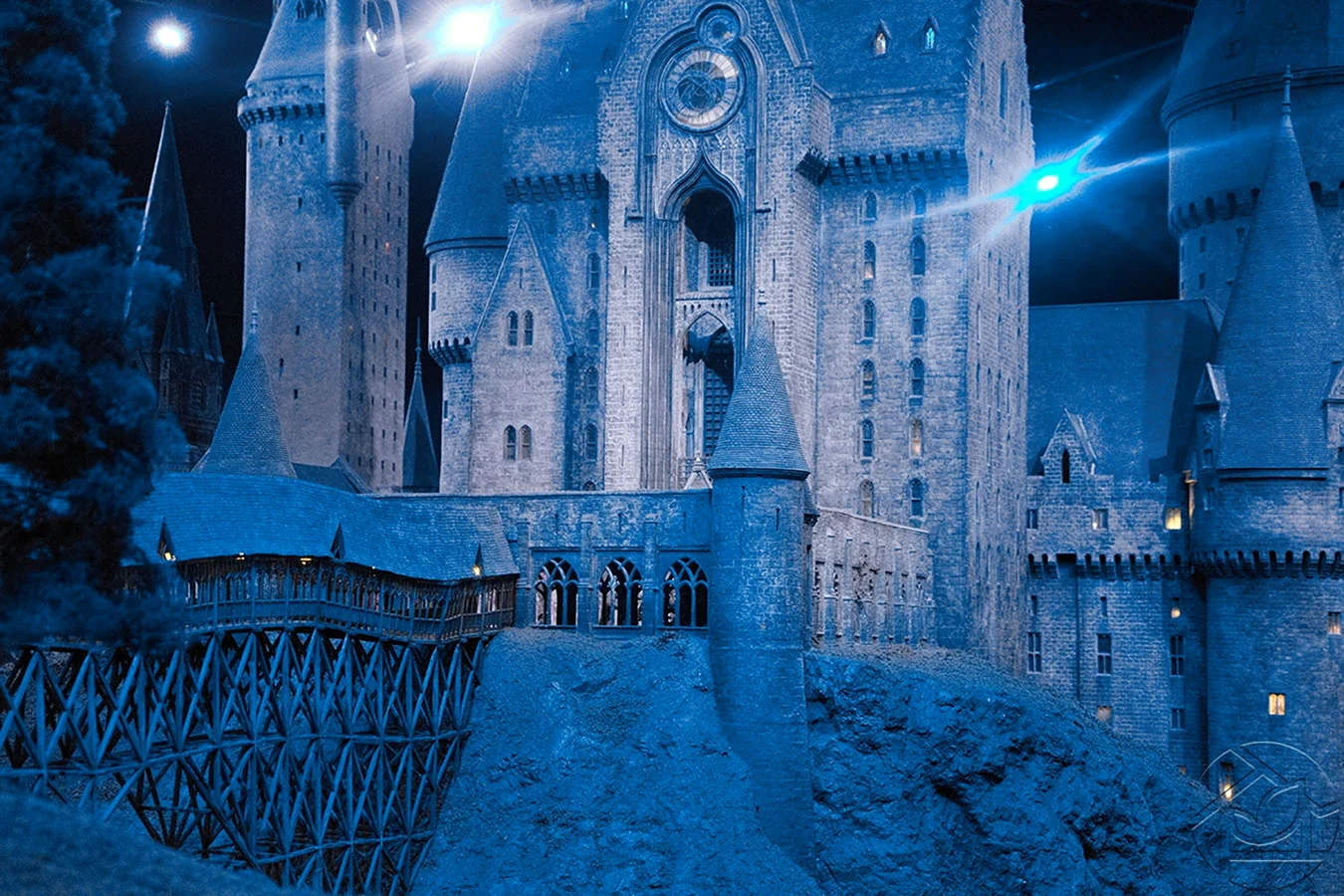Harry Potter замок Хогвартс зима