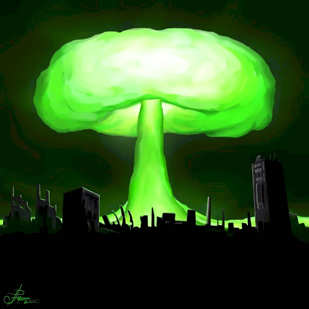 Ядерный взрыв фоллаут арт