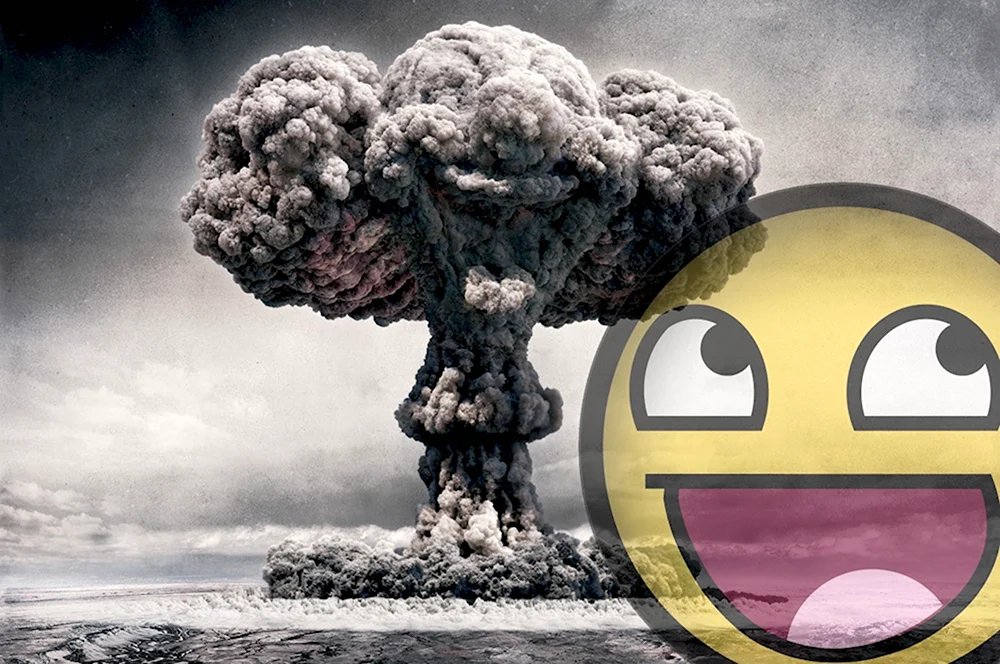 Ядерный взрыв клоун