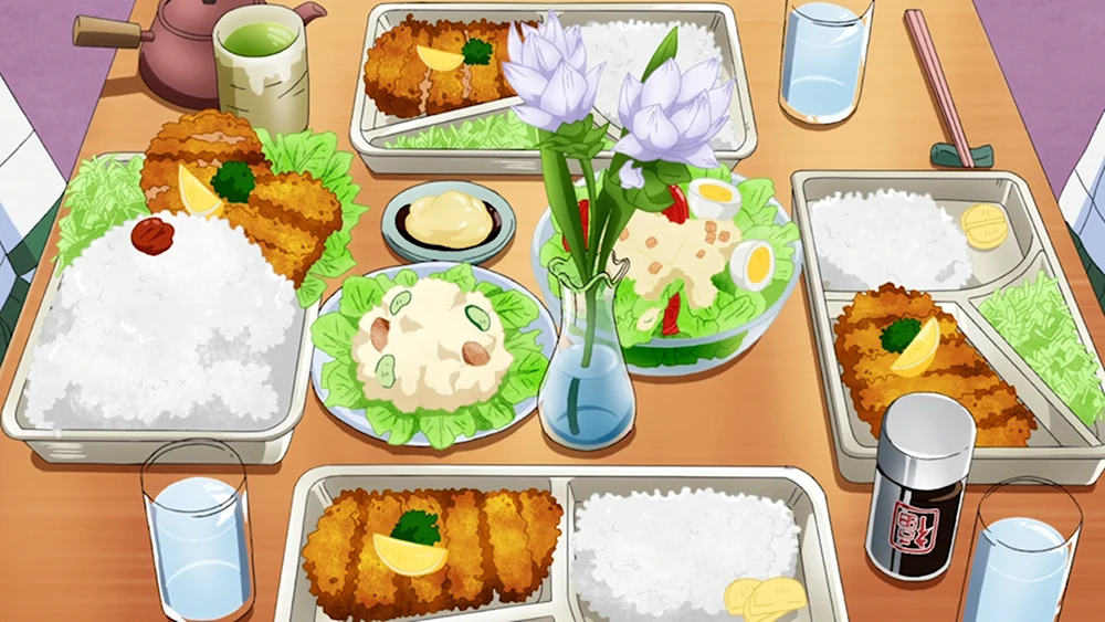 Японская еда аниме