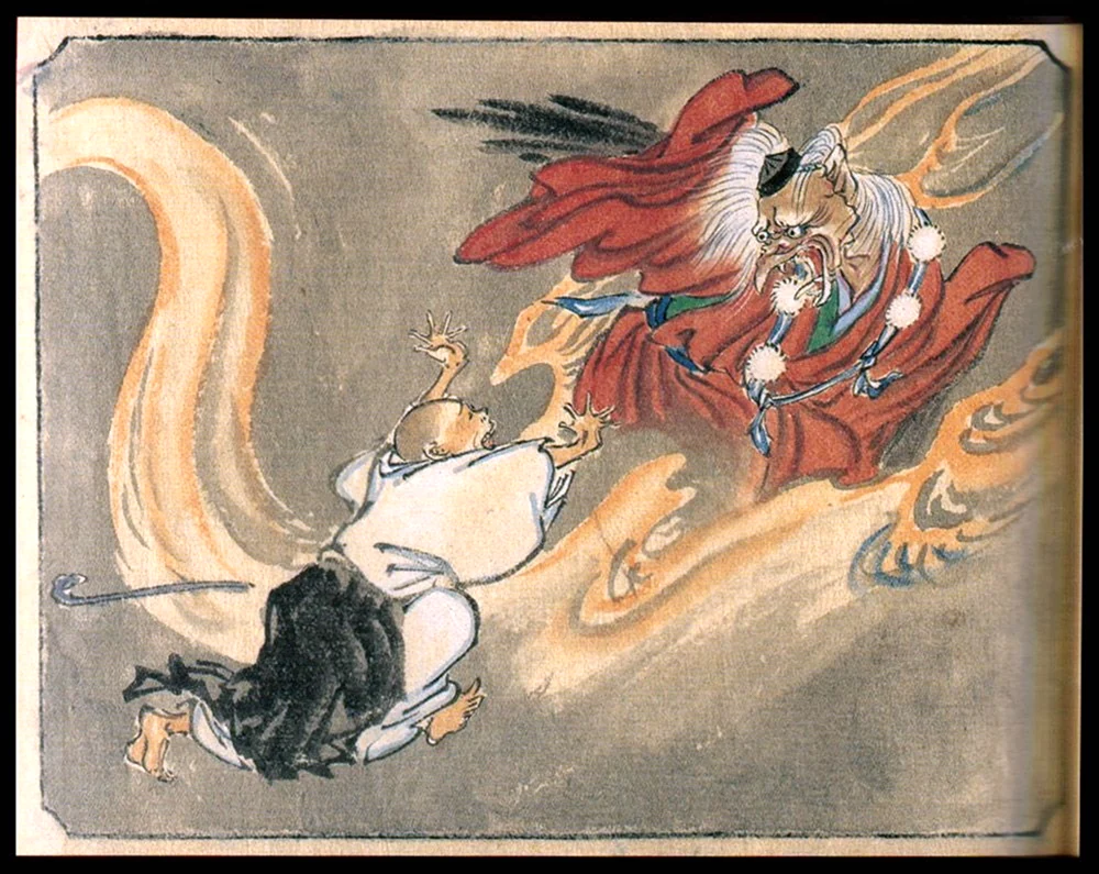 Японская мифология Ёкаи Тенгу