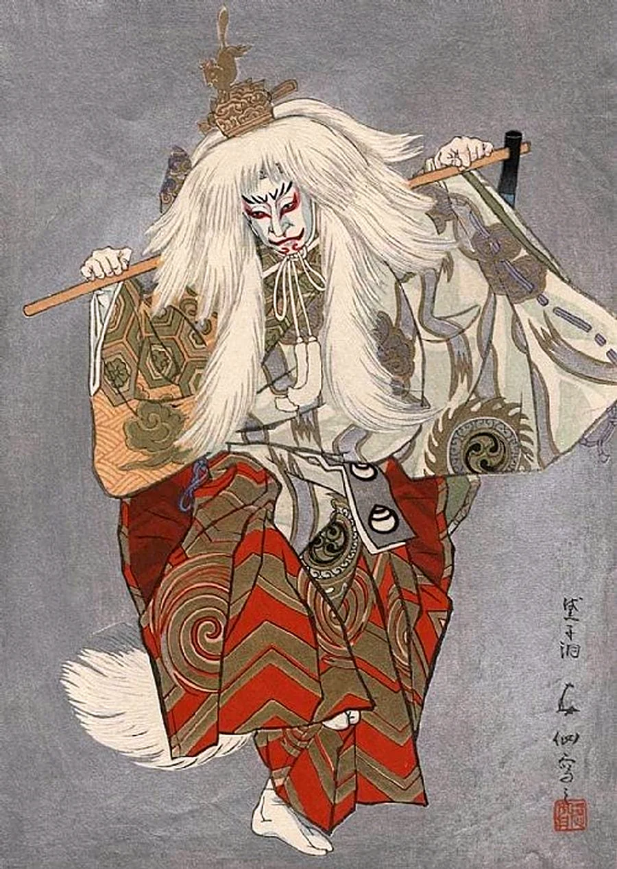 Японская мифология Ёкаи Тенгу