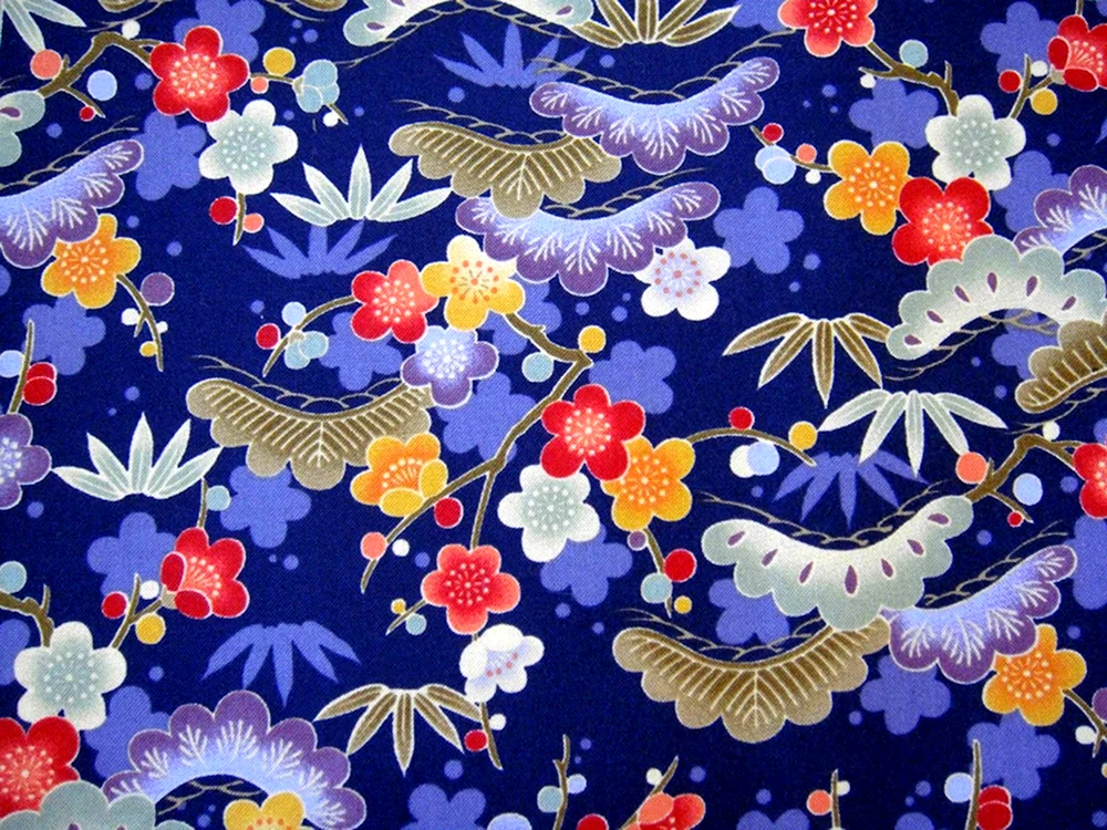 Японская ткань для кимоно