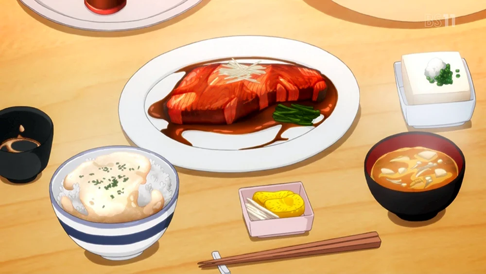 Японские блюда аниме