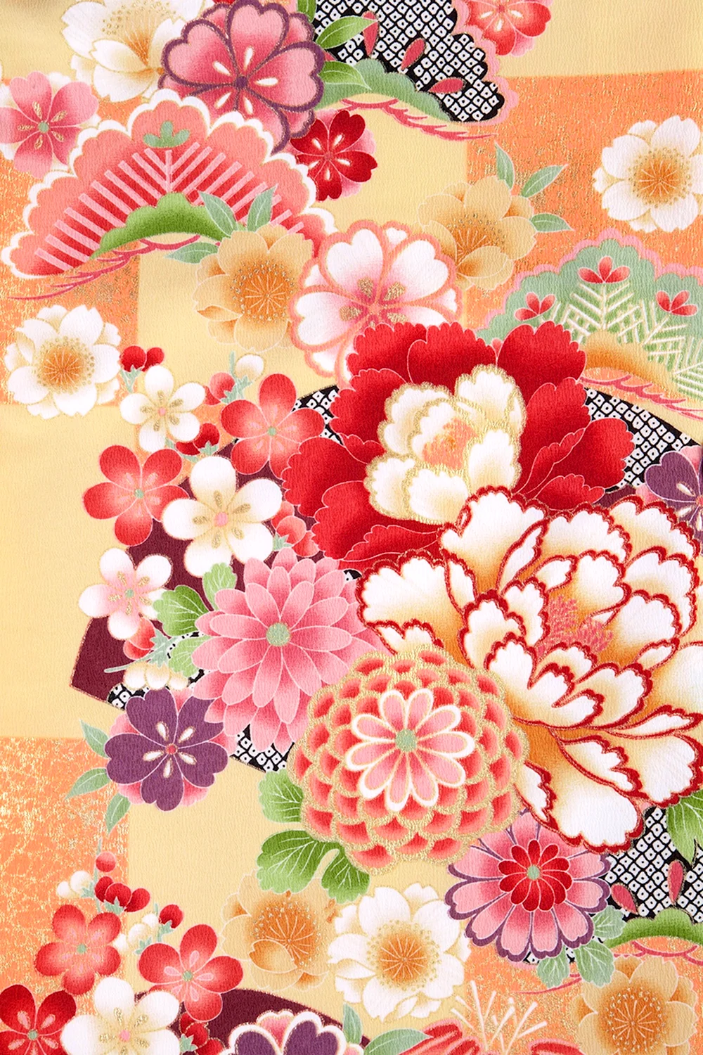Японские цветочные узоры