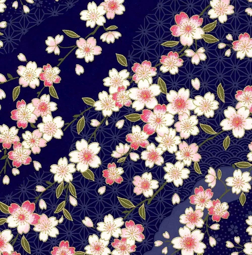 Японский цветочный орнамент