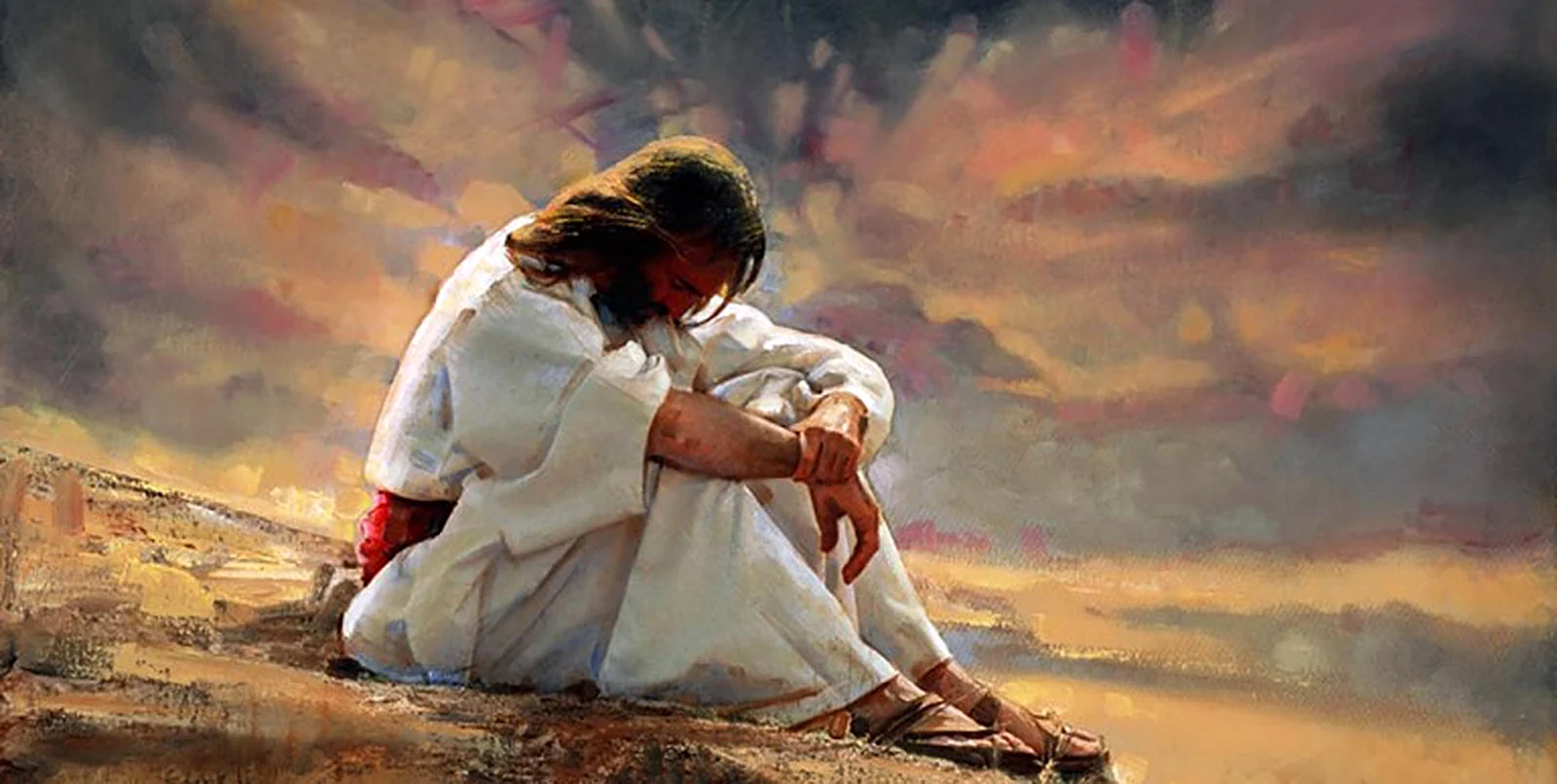 Иисус обнимает солдата