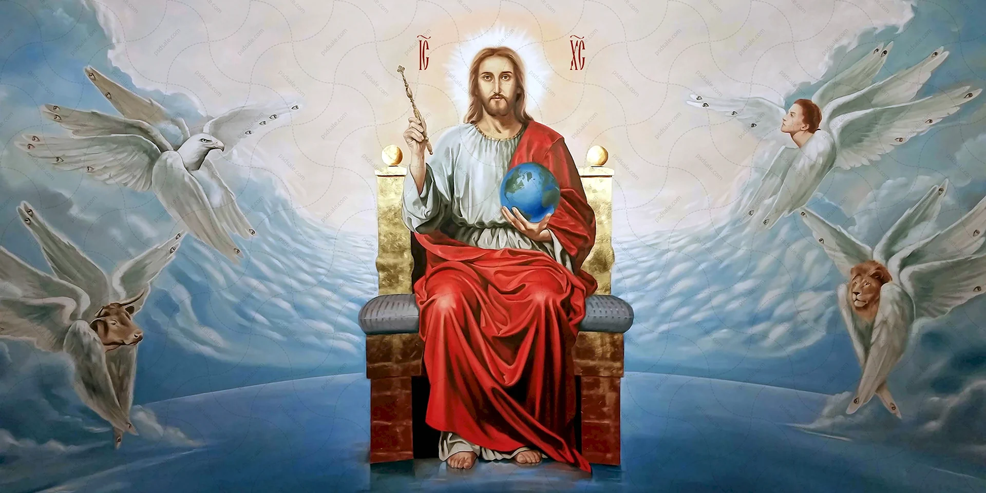 Икона Иисуса Христа Херувим