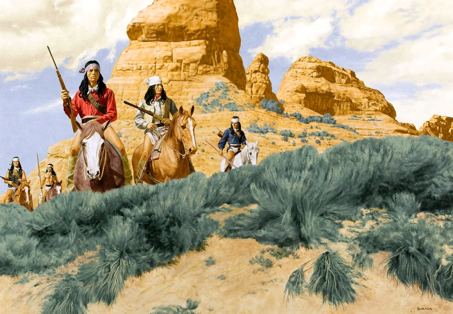 Индейцы Апачи пустыни