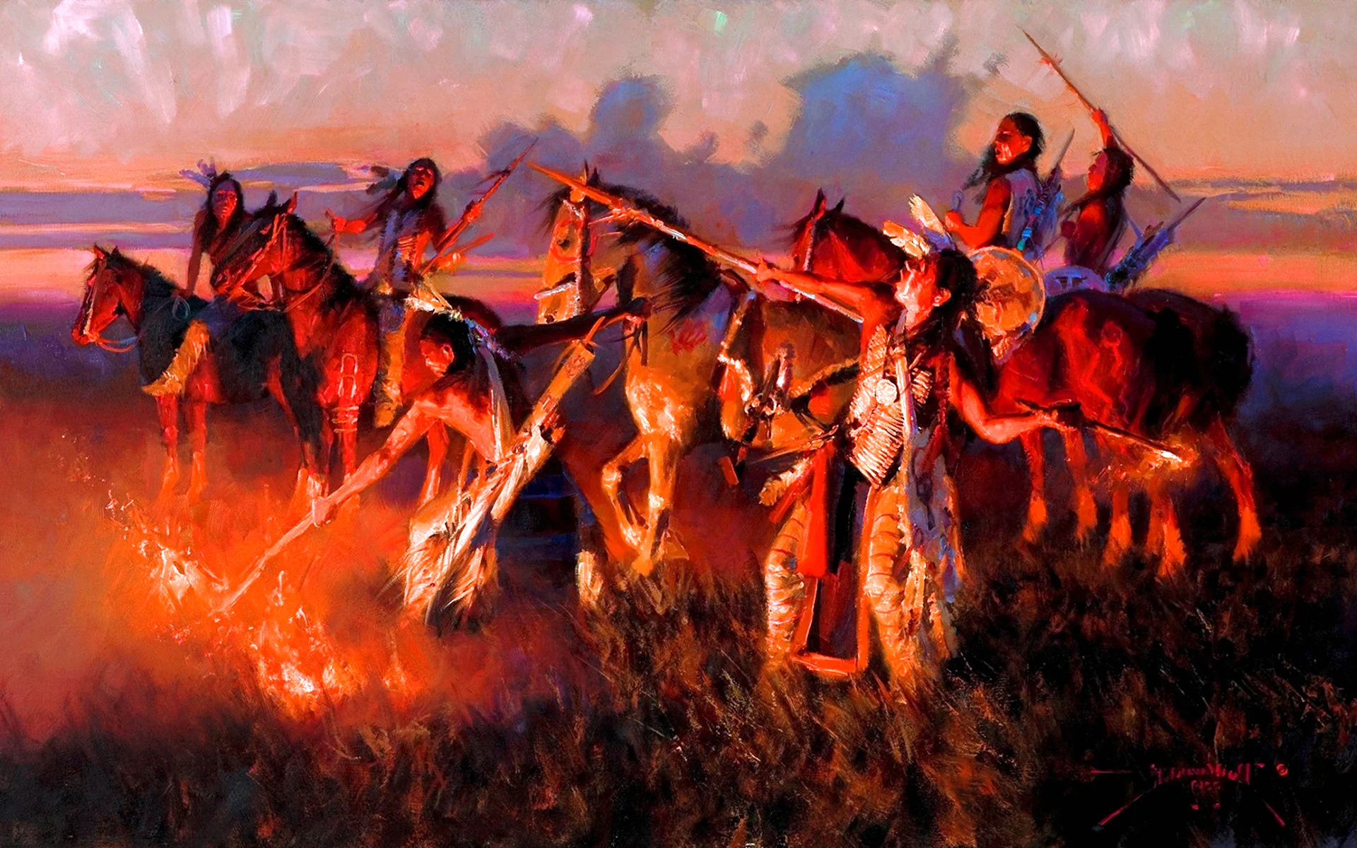 Индейцы Апачи войны арт фэнтези